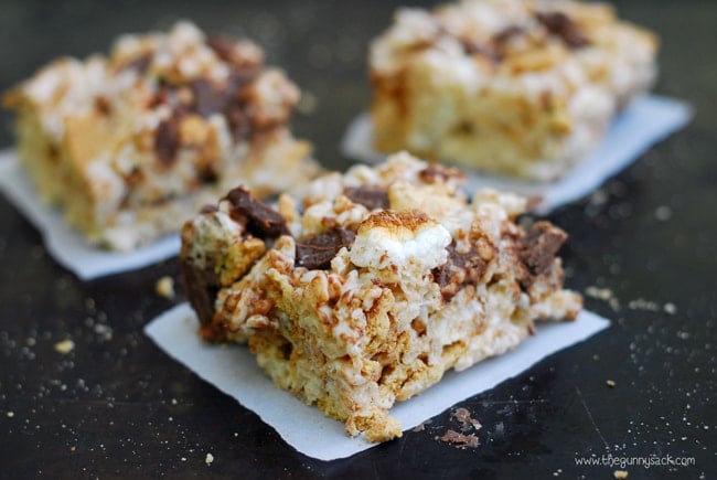 Smores Rice Krispies Recipe The Gunny Sack