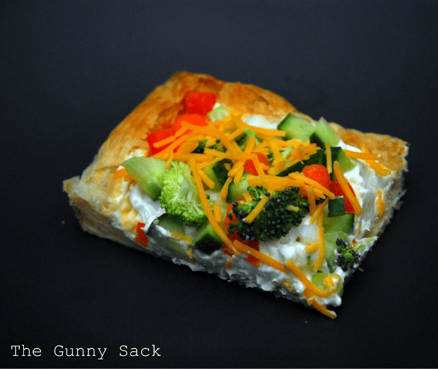 Puff Pastry Veggie Pizza - The Gunny Sack