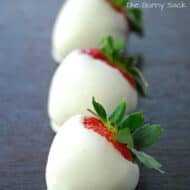 White Chocolate Covered Strawberries