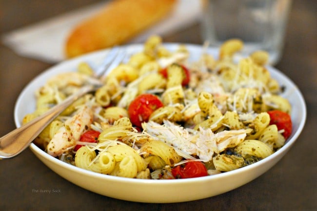 Chicken Pesto Cavatappi Recipe