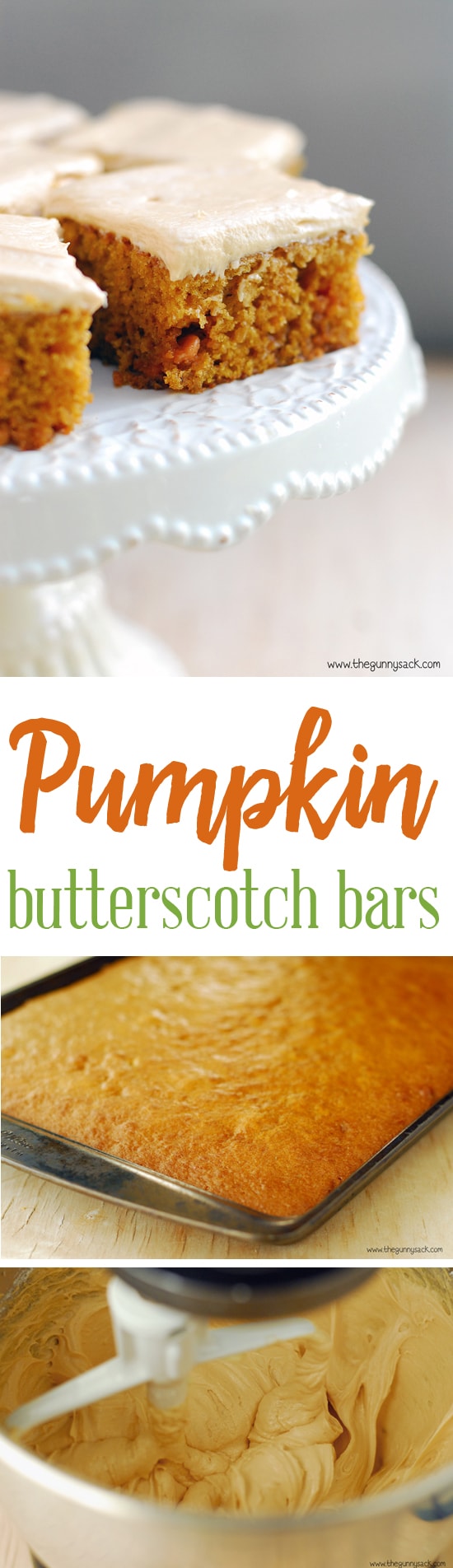 Pumpkin Butterscotch Bars