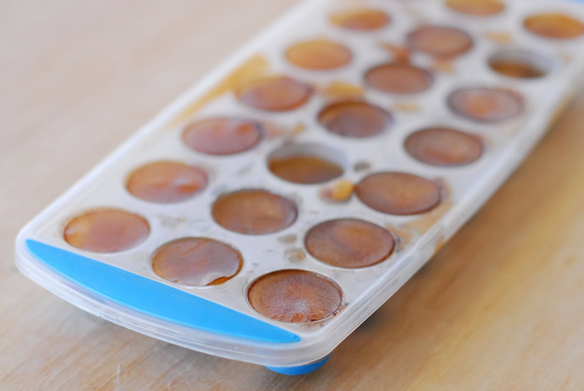 Coffee ice cubes.