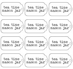 Tea Time Mason Jar Gifts - The Gunny Sack