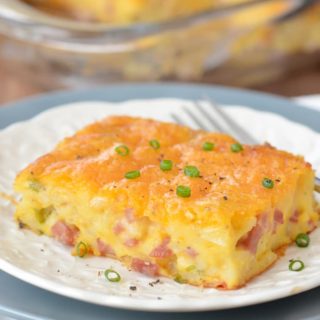 Ham and Potato Breakfast Casserole - The Gunny Sack