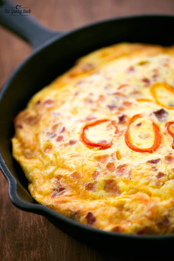 Easy Omelette in a Cast Iron Skillet 