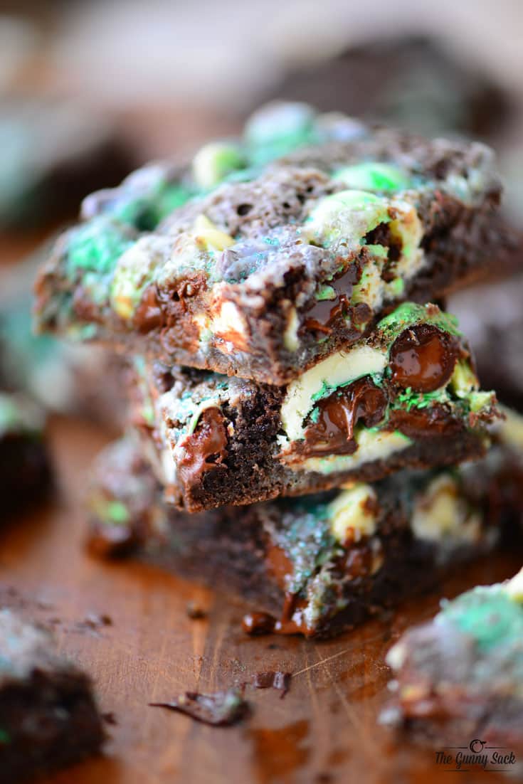 Mint M&M Double Chocolate Chip Cookies - Dancing Through the Rain