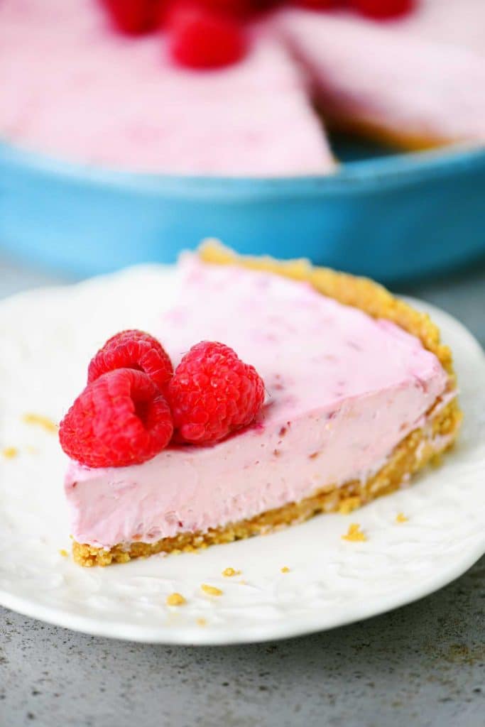 No Bake Raspberry Cheesecake - The Gunny Sack