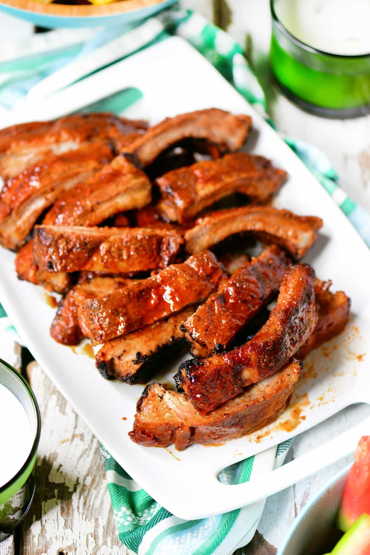 Grilled Barbecue Ribs The Gunny Sack