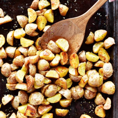 Oven Roasted Potatoes –