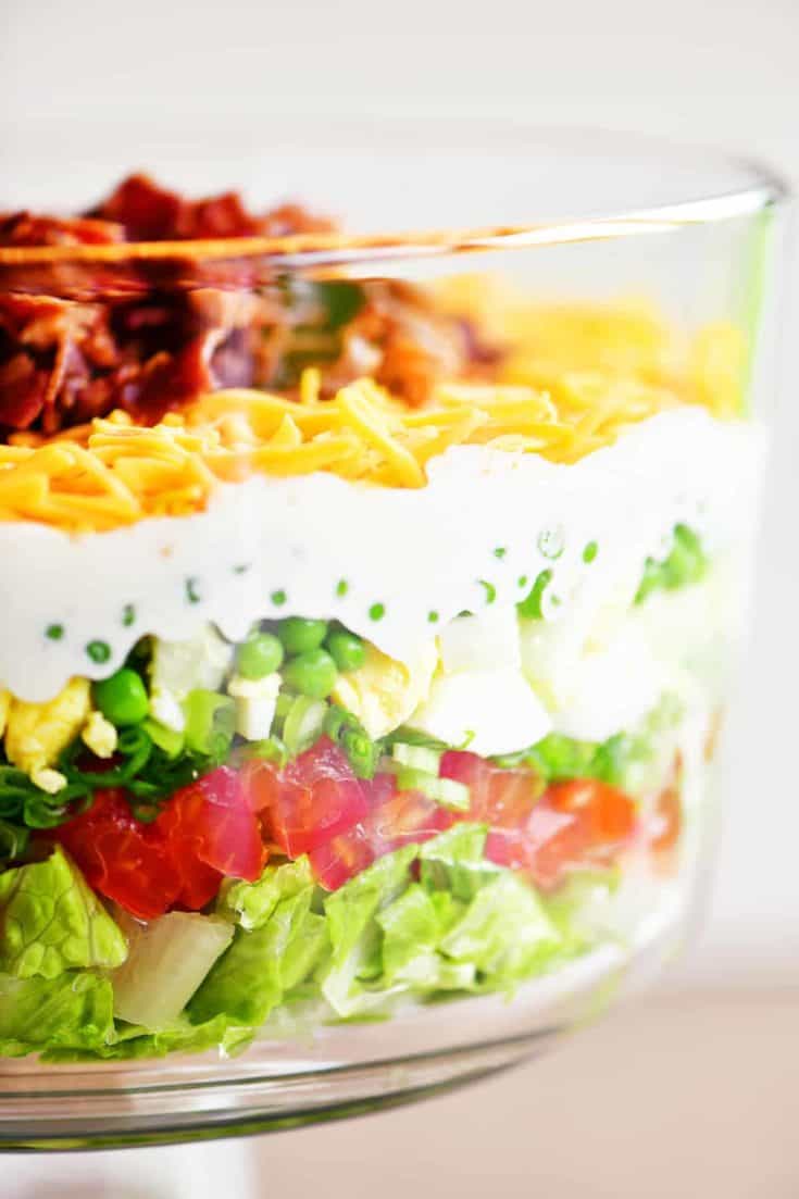 7 Layer Salad Recipe - The Gunny Sack