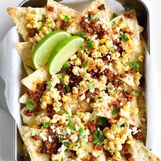 Mexican Street Corn Nachos - The Gunny Sack