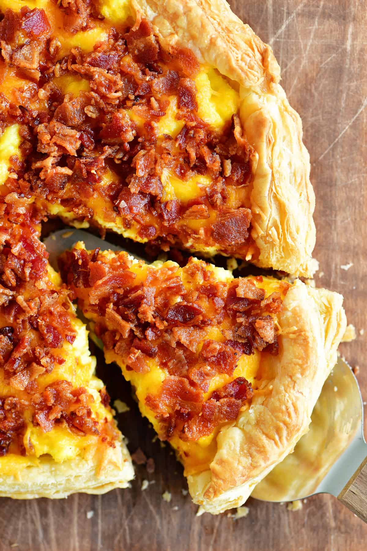Puff Pastry Breakfast Pizza - The Gunny Sack