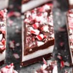 a close-up photo of the cut peppermint bars