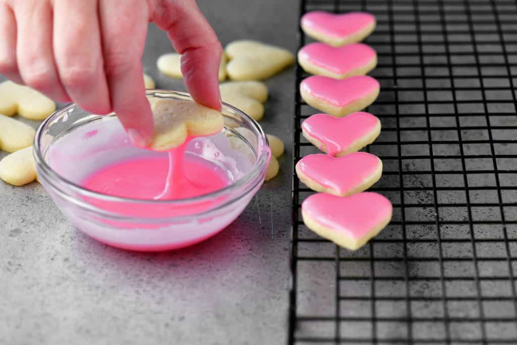 Mini Conversation Heart Cookies - The Gunny Sack