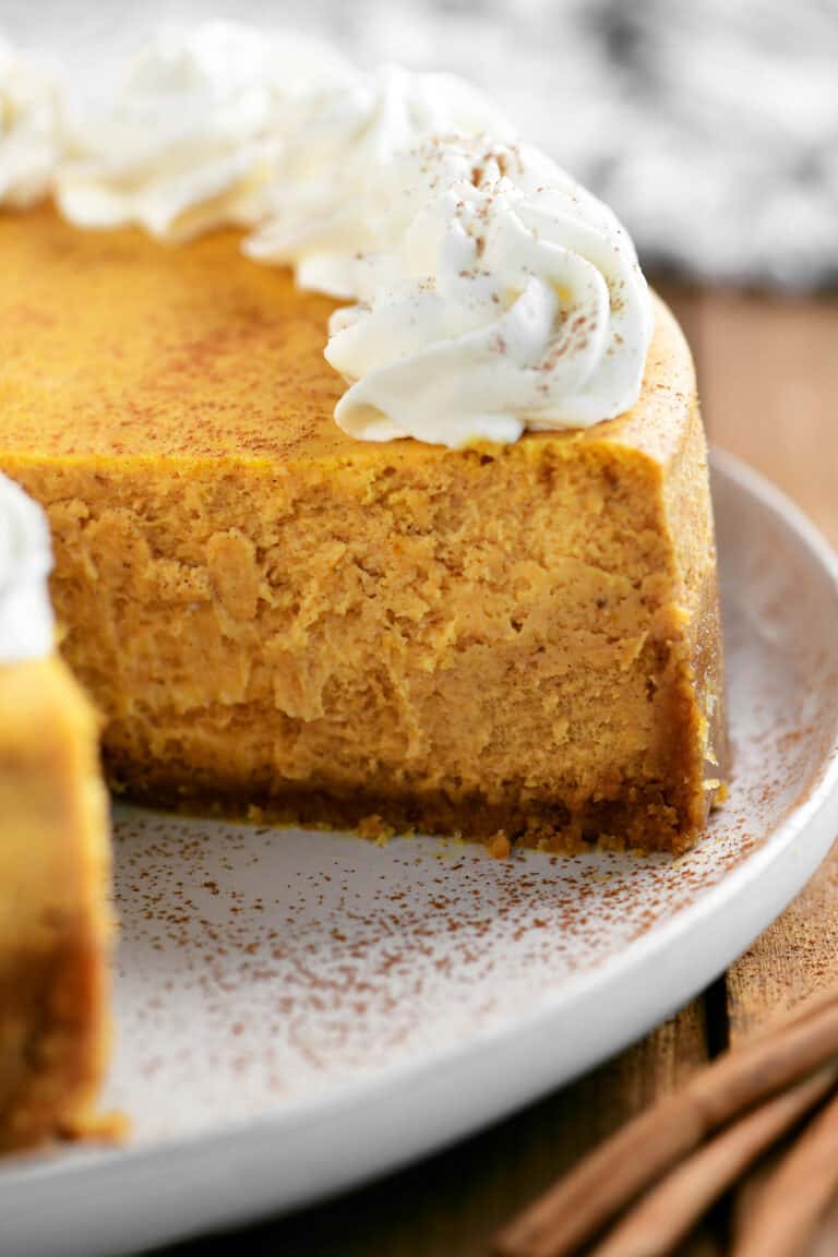 Pumpkin Cheesecake - The Gunny Sack