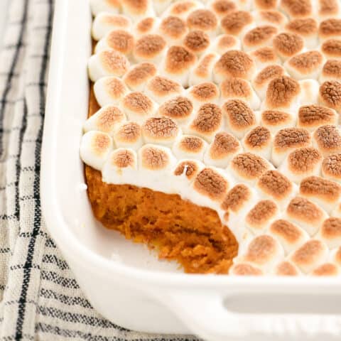 Sweet Potatoes with Marshmallows - The Gunny Sack