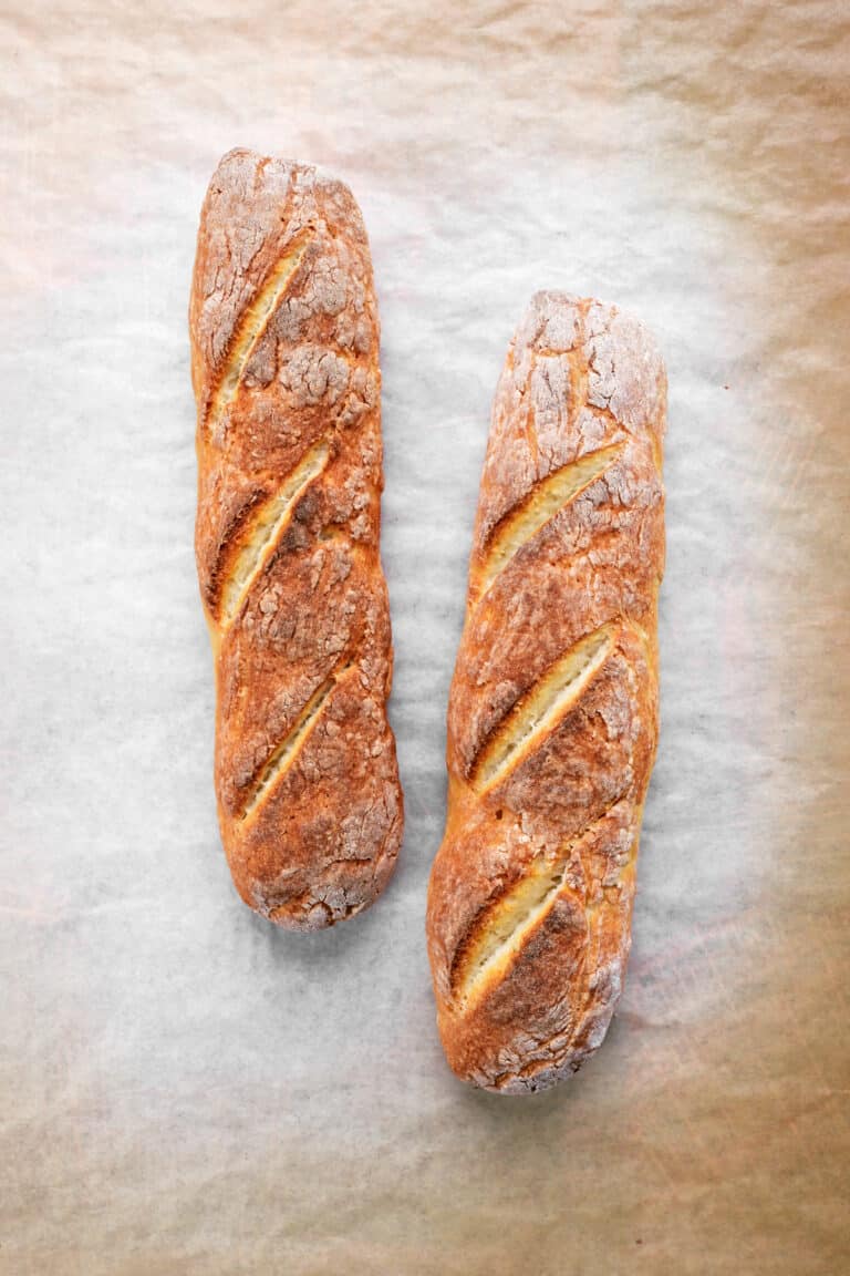 Two Ingredient Dough Baguette Recipe The Gunny Sack   Two Ingredient Dough Baguette Loaves 768x1152 