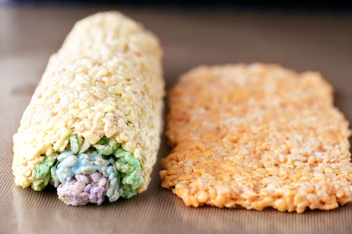 Rainbow Rice Krispies Treats - The Gunny Sack