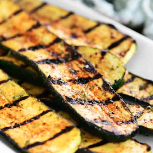 Grilled Zucchini - The Gunny Sack