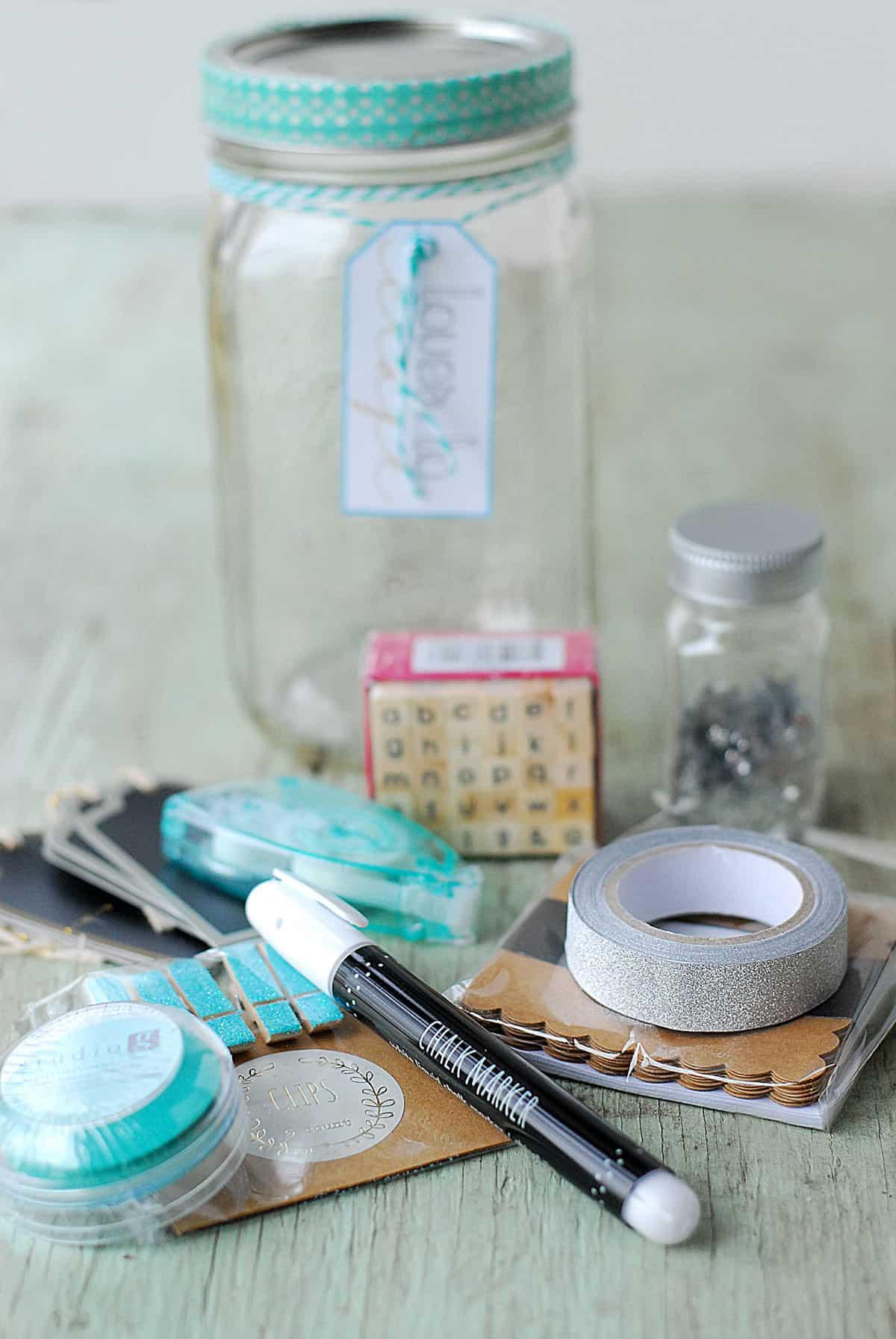 DIY Sewing Kit Gift in a Jar