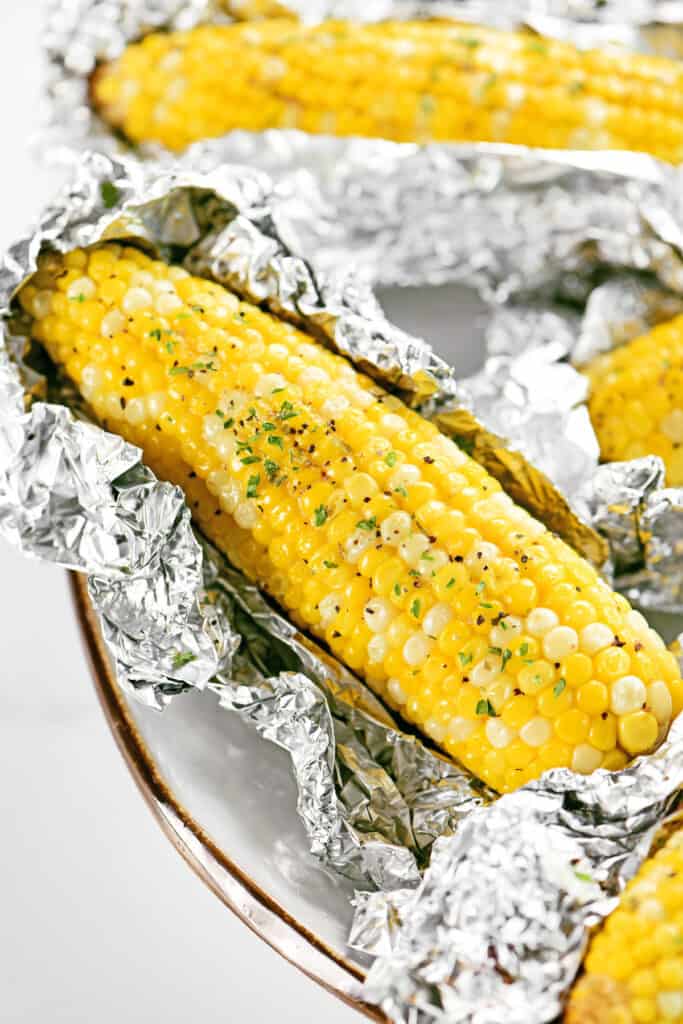 Grilled Corn On The Cob In Foil - The Gunny Sack