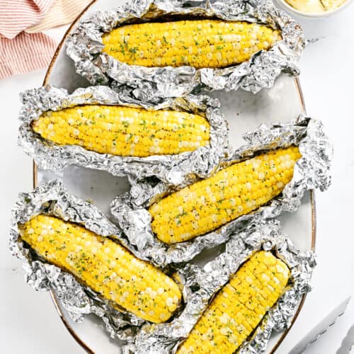 Grilled Corn On The Cob In Foil - The Gunny Sack