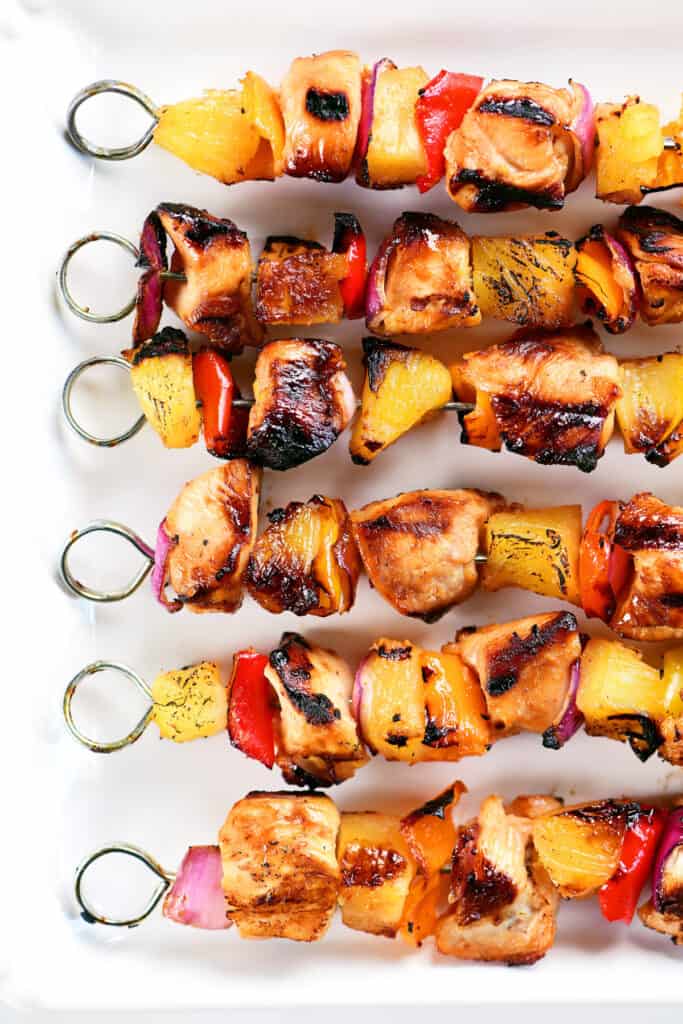 Pineapple Chicken Kabobs - The Gunny Sack