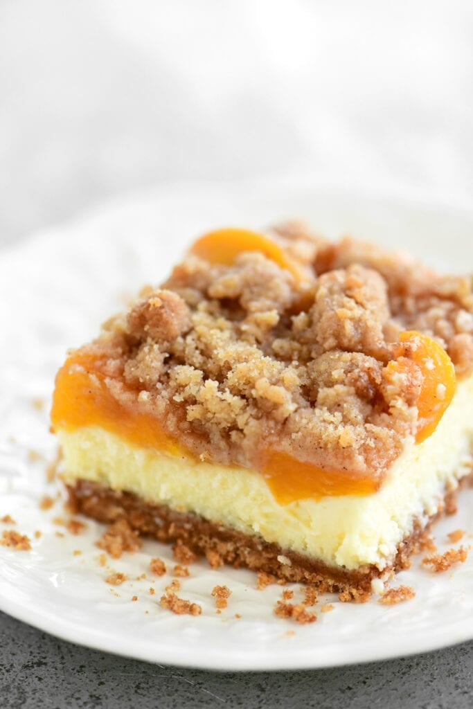 Peach Cheesecake - The Gunny Sack