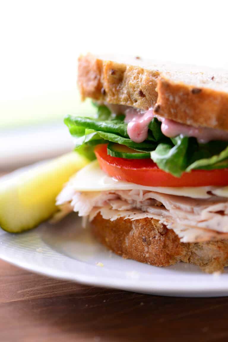 Turkey Cranberry Sandwich - The Gunny Sack