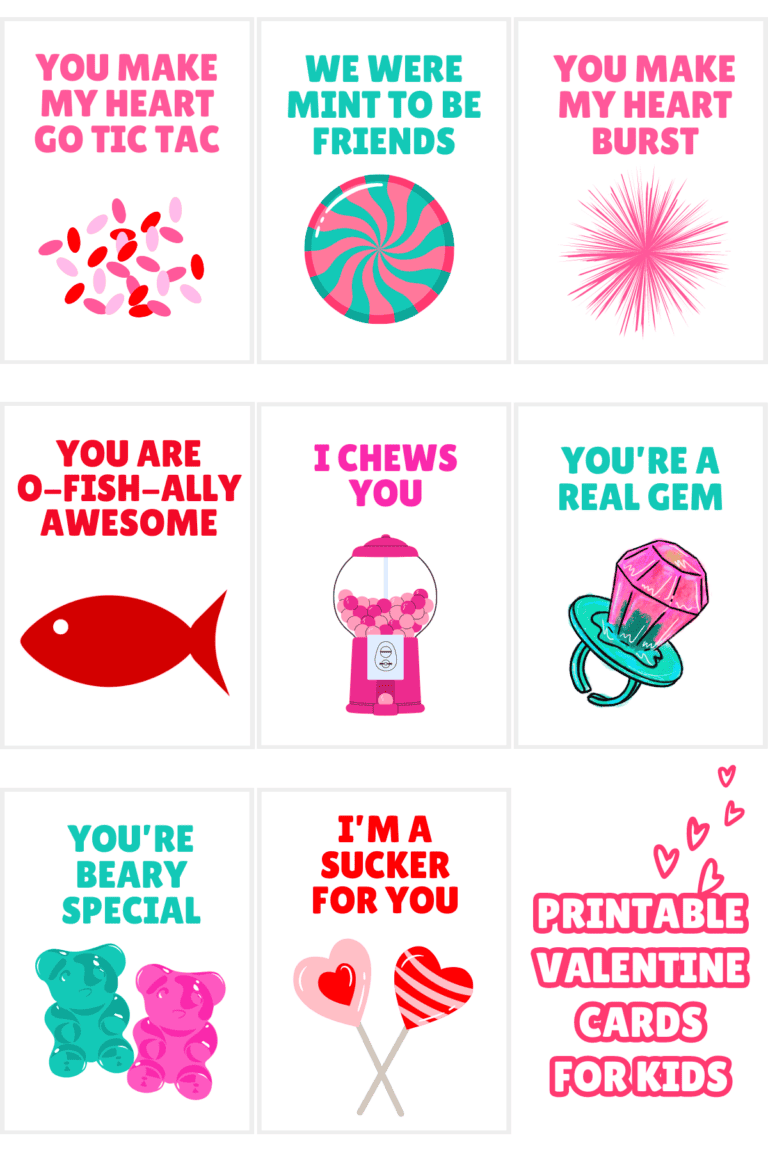 Printable Valentine Cards For Kids - The Gunny Sack