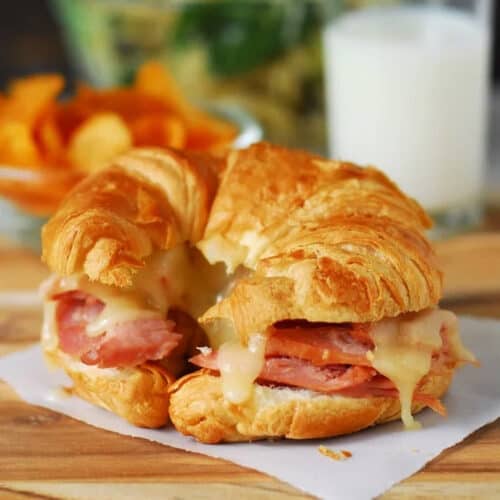 The Best Ham And Cheese Croissants - The Gunny Sack