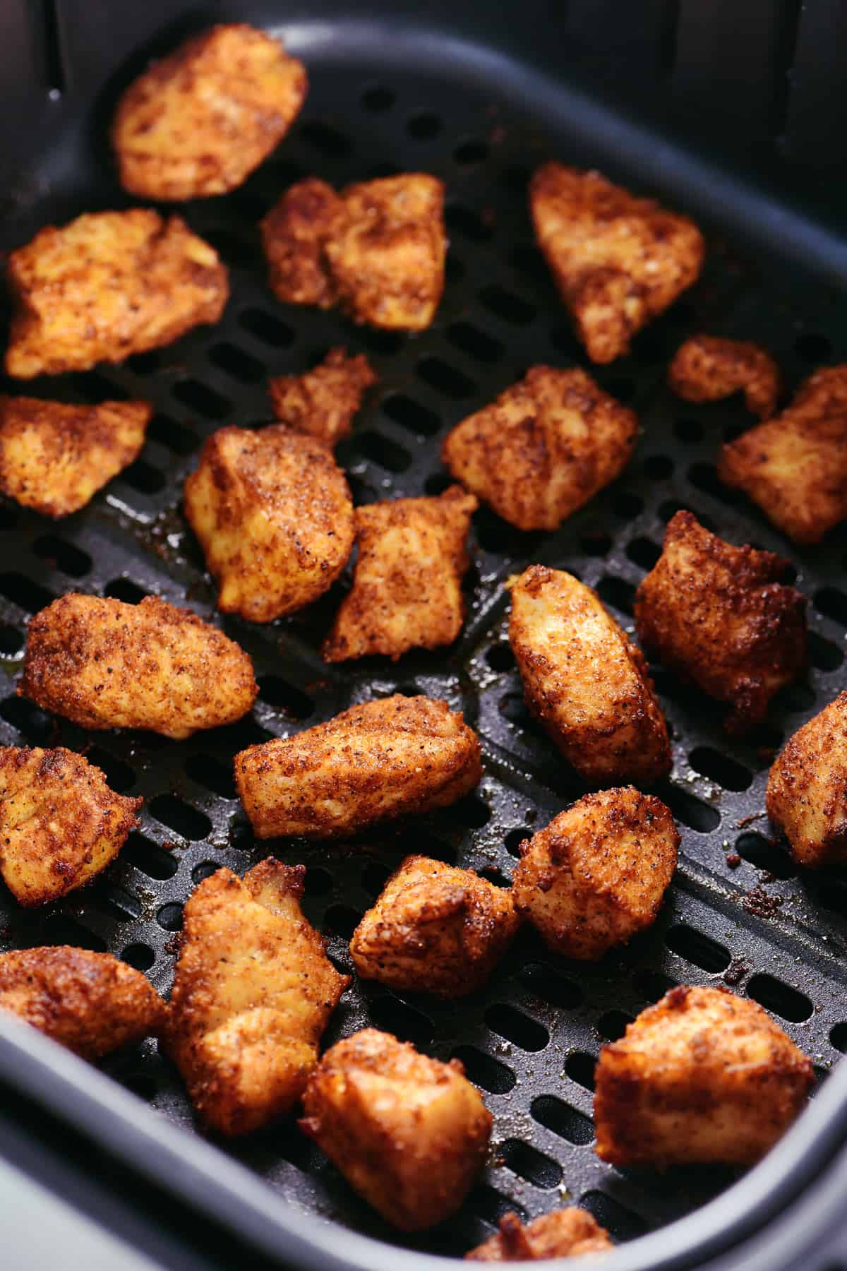 Air fryer chicken bites.